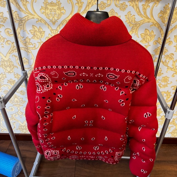 Alanui Bandana Puffer Jacket Medium new with tags - Picture 3 of 16